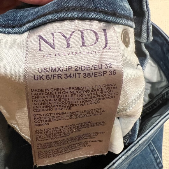 NYDJ flare bootcut stretch jeans mid rise - Picture 4 of 4